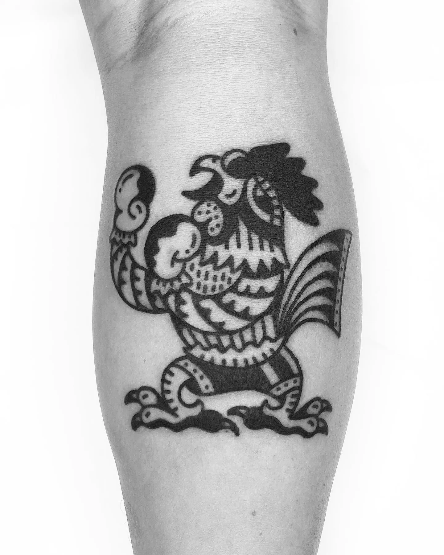 Bold blackwork tattoo by Ebie Tattooer - 2025 collection, piece 4