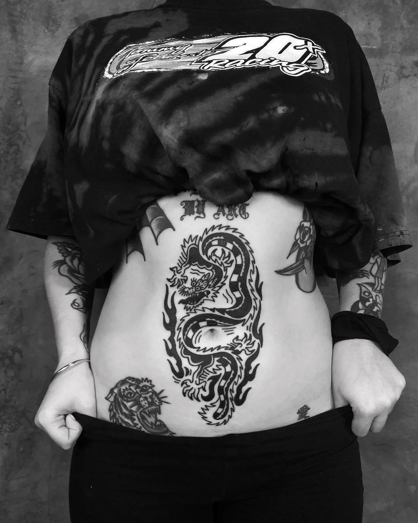 Bold blackwork tattoo by Ebie Tattooer - 2026 collection, piece 1